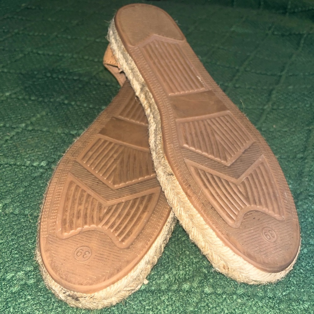 Espadrilles! Lightly worn.